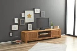 Royal Oak Meuble TV OLDE 200 Cm 2 Portes Chêne -Royal Oak || Basic Soldes Boutique 139490