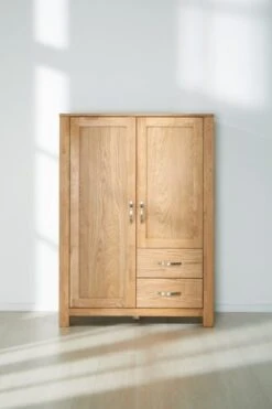 Royal Oak Commode HAGE 2 Tiroirs 2 Portes Chêne -Royal Oak || Basic Soldes Boutique 139502