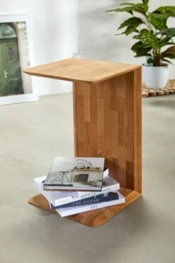 Royal Oak Bout De Canapé AGGERUP 34x37 Chêne -Royal Oak || Basic Soldes Boutique 139543