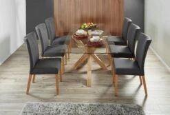 Royal Oak Table AGERBY 90x160 Verre/chêne -Royal Oak || Basic Soldes Boutique 142857