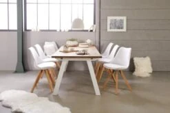 Chaise BLOKHUS Blanc/naturel -Royal Oak || Basic Soldes Boutique 144596