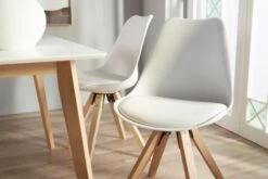 Chaise BLOKHUS Blanc/naturel -Royal Oak || Basic Soldes Boutique 147329