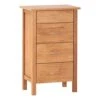 Royal Oak Commode 4 Tiroirs KAGERUP étroit Chêne