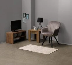 Fauteuil ONSEVIG Velours Gris/noir -Royal Oak || Basic Soldes Boutique 149370