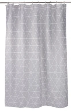 Rideau De Douche GREBO 180x200 Gris