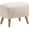 Pouf VILDSUND 52x41 Blanc Cassé
