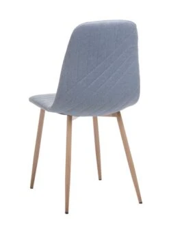 Chaise JONSTRUP Bleu Clair/chêne -Royal Oak || Basic Soldes Boutique 162076