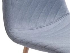 Chaise JONSTRUP Bleu Clair/chêne -Royal Oak || Basic Soldes Boutique 162077