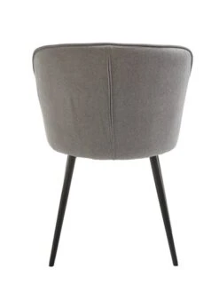 Chaise RISSKOV Tissu Gris Clair/noir -Royal Oak || Basic Soldes Boutique 162091