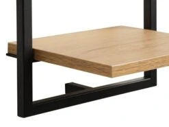 Étagère Murale TRAPPEDAL 2 Pcs/pqt Coloris Chêne/noir -Royal Oak || Basic Soldes Boutique 162148