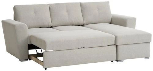 Canapé Convertible Méridienne VEJLBY Tissu Sable Clair 6 Canapé Convertible Méridienne VEJLBY Tissu Sable Clair – Image 6