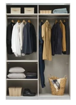 Armoire SALTOV 150x222 Blanc -Royal Oak || Basic Soldes Boutique 162305