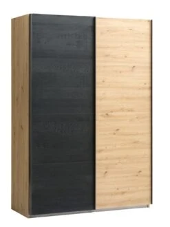 Armoire SALTOV 150x222 ChĂȘne/noir
