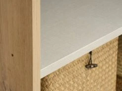 Armoire SALTOV 204x222 Chêne/noir -Royal Oak || Basic Soldes Boutique 162318