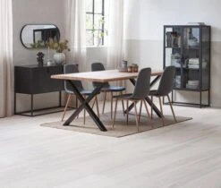 Vitrine VIRUM 2 Portes Noir -Royal Oak || Basic Soldes Boutique 164010 1