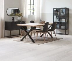 Buffet VIRUM 3 Portes Noir -Royal Oak || Basic Soldes Boutique 164011