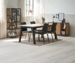 Vitrine TRAPPEDAL Chêne/noir -Royal Oak || Basic Soldes Boutique 165007