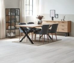 Royal Oak Buffet SANDBY 2 Portes + 3 Tiroirs Chêne Naturel/noir -Royal Oak || Basic Soldes Boutique 165015 1