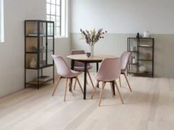 Vitrine TRAPPEDAL Chêne/noir -Royal Oak || Basic Soldes Boutique 165114 1