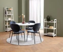 Bibliothèque HERNING 3 Tablettes Blanc -Royal Oak || Basic Soldes Boutique 165131 1