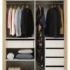 Armoire SALTOV 150 Cadre+lot Accessoires Chêne