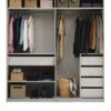 Armoire SALTOV 204 + Lot Accessoires Chêne