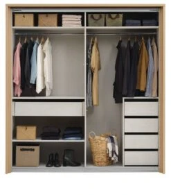 Armoire SALTOV 204 A/cadre+lot Accessoires ChĂȘne