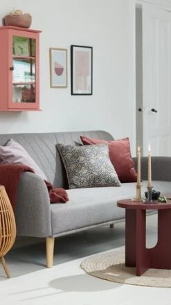 Canapé Convertible PARADIS Gris Clair -Royal Oak || Basic Soldes Boutique 166680