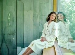 Peignoir TIBRO S/M Naturel KRONBORG -Royal Oak || Basic Soldes Boutique 167958