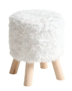 Tabouret VALLEKILDE Ă30 Naturel/blanc