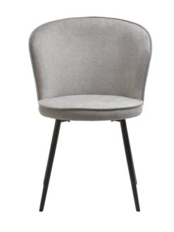 Chaise RISSKOV Tissu Gris Clair/noir -Royal Oak || Basic Soldes Boutique 175923