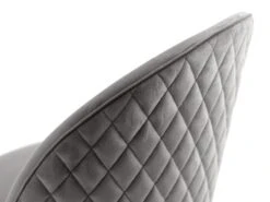 Chaise KOKKEDAL Velours Gris/noir -Royal Oak || Basic Soldes Boutique 179269