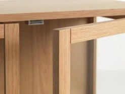 Royal Oak Vitrine LANGELINIE 2 Portes Chêne -Royal Oak || Basic Soldes Boutique 179307