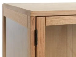 Royal Oak Vitrine LANGELINIE 2 Portes Chêne -Royal Oak || Basic Soldes Boutique 179308