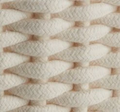 Panier BIRDAL Ø29xH12cm Blanc -Royal Oak || Basic Soldes Boutique 181476