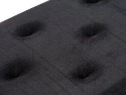 Banc BADSTED A/rangement Velours Noir -Royal Oak || Basic Soldes Boutique 181508