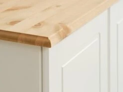 Armoire ROLD 82x153 Blanc/brun -Royal Oak || Basic Soldes Boutique 181773