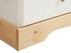 Armoire ROLD 82x153 Blanc/brun -Royal Oak || Basic Soldes Boutique 181774 1