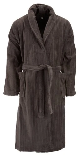 Peignoir TOLLARP L/XL Anthracite KRONBORG 1 Peignoir TOLLARP L/XL Anthracite KRONBORG