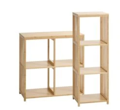 Étagère BALLUM 4 Tablettes Bambou -Royal Oak || Basic Soldes Boutique 185236