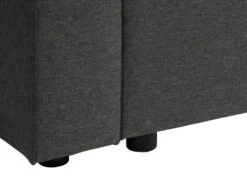 Canapé Convertible MARSLEV 3 Places Tissu Gris Foncé -Royal Oak || Basic Soldes Boutique 185375