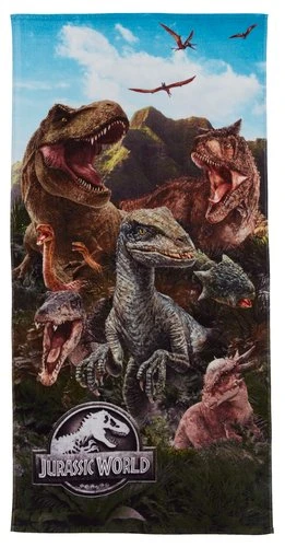 Drap De Douche JURASSIC WORLD 70x140 1 Drap De Douche JURASSIC WORLD 70x140