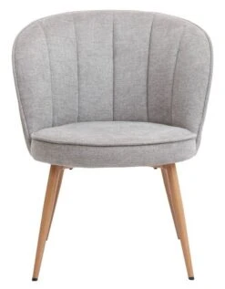 Fauteuil HOLMDRUP Gris/chêne -Royal Oak || Basic Soldes Boutique 185425