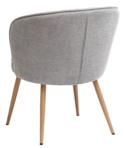 Fauteuil HOLMDRUP Gris/chêne -Royal Oak || Basic Soldes Boutique 185426