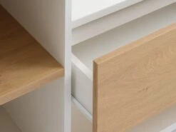 Meuble TV FILSKOV Chêne/blanc -Royal Oak || Basic Soldes Boutique 185463