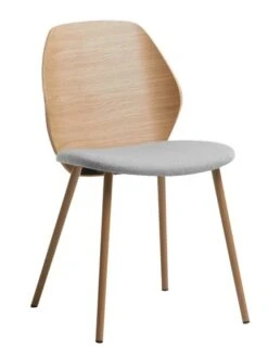 Royal Oak Chaise HORNE Gris Clair/chĂȘne