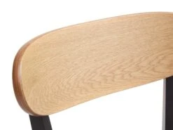 Chaise JEGIND Chêne/noir -Royal Oak || Basic Soldes Boutique 185801