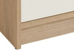 Commode 4 Tiroirs JENSLEV Chêne/blanc -Royal Oak || Basic Soldes Boutique 185867