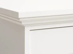 Commode 5 Tiroirs FREDENSBORG Blanc -Royal Oak || Basic Soldes Boutique 185883