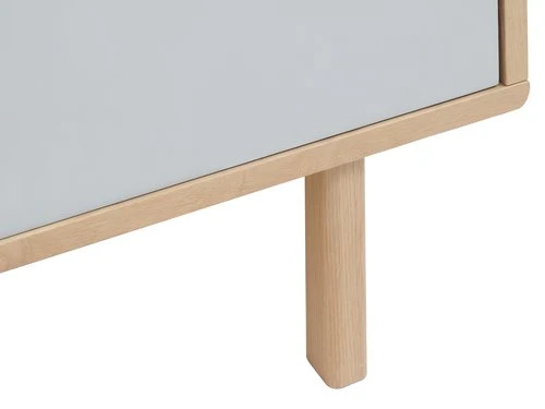 Royal Oak Buffet EGEBJERG 2 Tiroirs/1 Porte Gris/chêne 3 Royal Oak Buffet EGEBJERG 2 Tiroirs/1 Porte Gris/chêne – Image 3